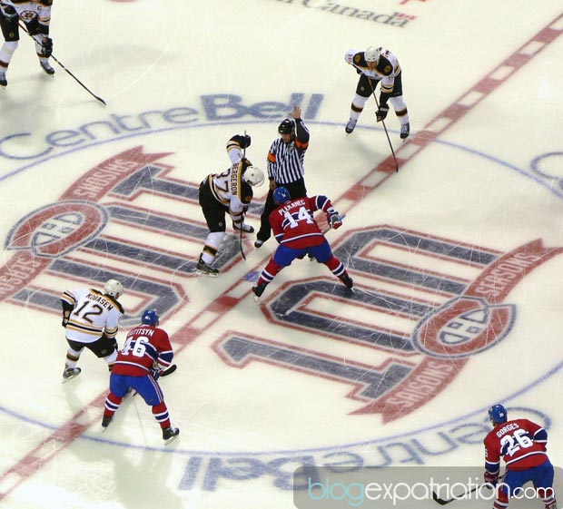 Pour parfaire votre installation, il vous faudra assister à un match de Hockey professionnel