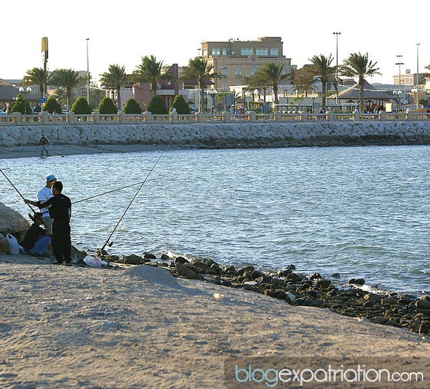 La corniche d'Al Khobar : pêche et détente en bord de mer