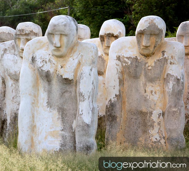 Le Mémorial à l'esclavage érigé à l'Anse Caffard
