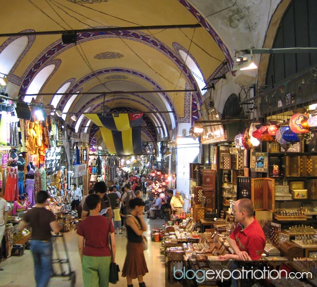 Un bazar dans Istanbul