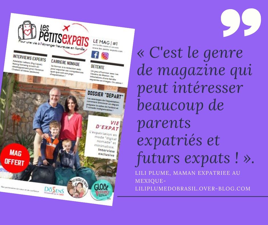 Expatriation avec des enfants : le magazine pour les familles (futures) expatriées